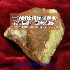 一场健康讲座骗走40余万巨款 受害者多退休老人-开云平台(图1) 开云体育